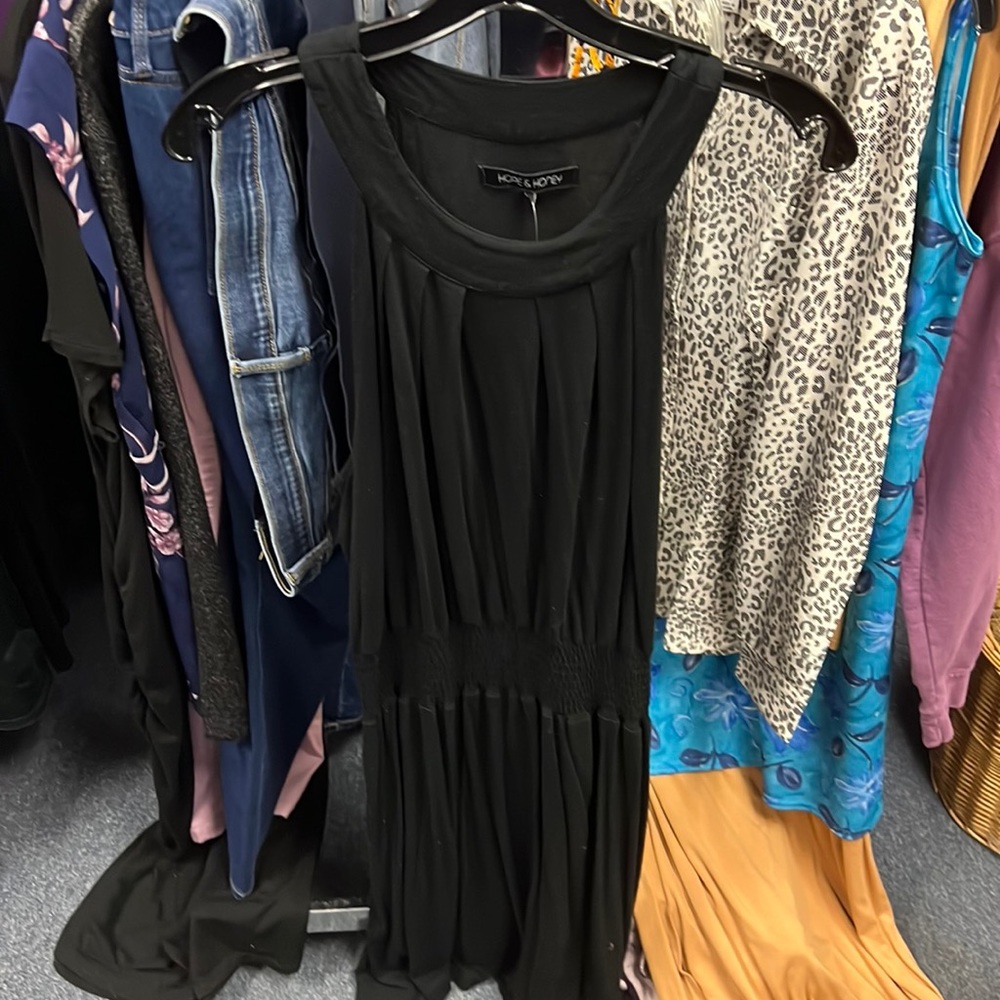 💜Hope and Honey Black Sundress L